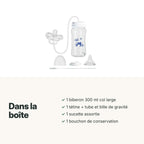 Contenu de la boîte du biberon Liberté