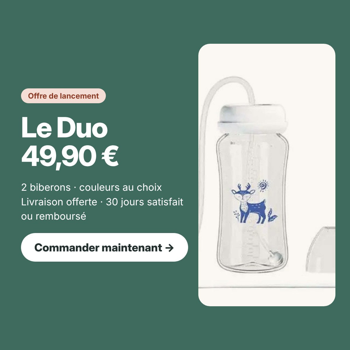 Offre pack Duo biberon Liberté